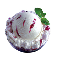 云纹兰莓冰淇淋